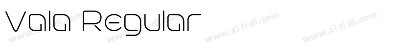 Vala Regular字体转换